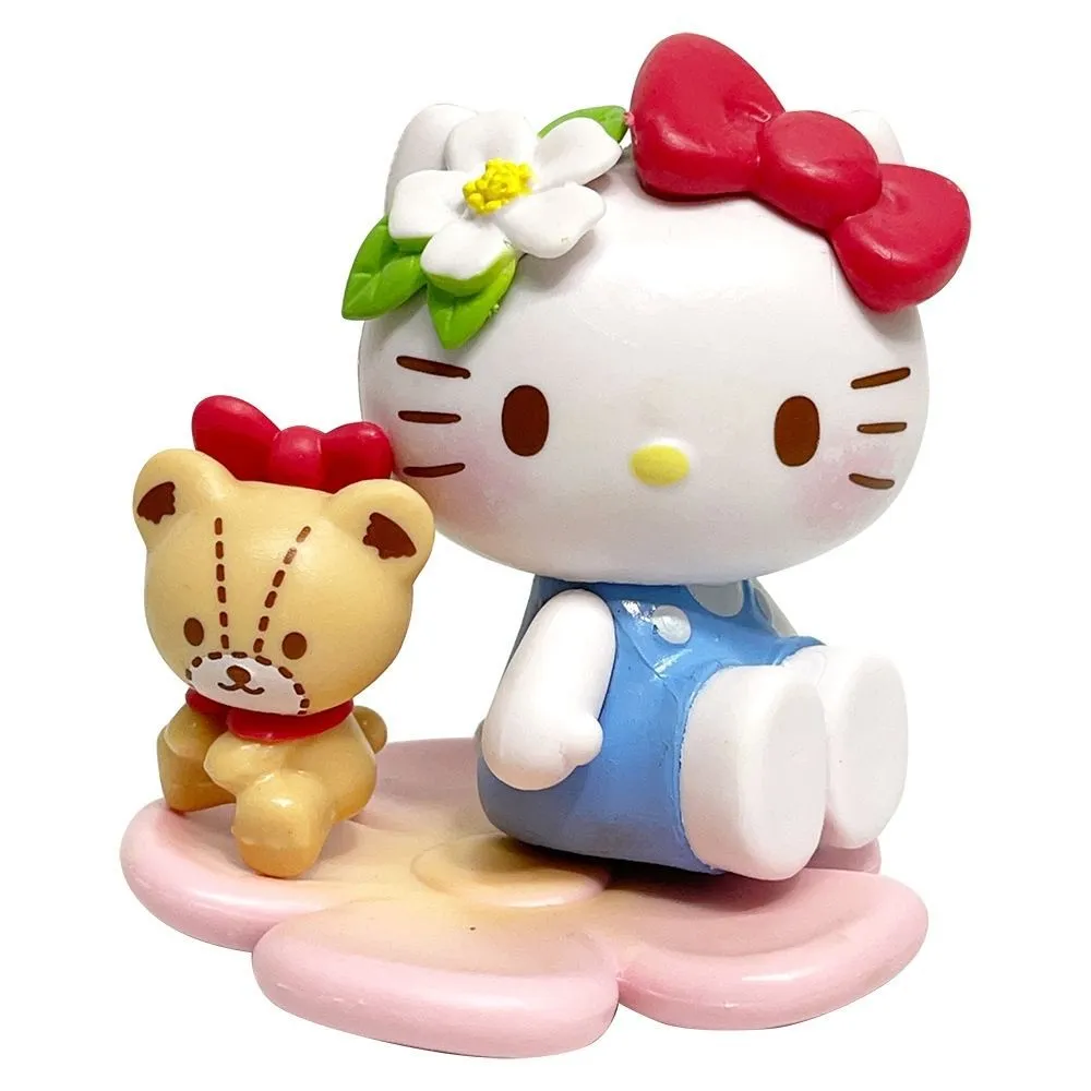 Sanrio Characters Spring Flower Series Blind Box – Cute Hello Kitty & Friends Floral Figure Set, Collectible Kawaii Desk Decor Gift